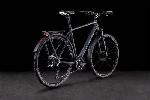 Велосипед Cube Kathmandu EXC 28" (2022), рама 58 см (185-195 см), серый