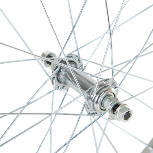 Колесо 20" переднее 28 спиц одинарный обод втулка SF A03F