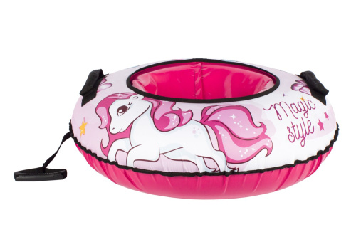 Тюбинг Snowstorm BZ-100_UNICORN, 100 см, розовый