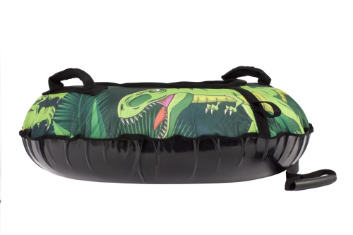 Тюбинг Snowstorm BZ-90_DINOSAURS, 90 см, зеленый-черный