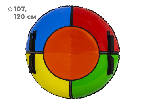 Тюбинг 73см ТЕНТ БЕЗ ПРИНТА, оранжевый