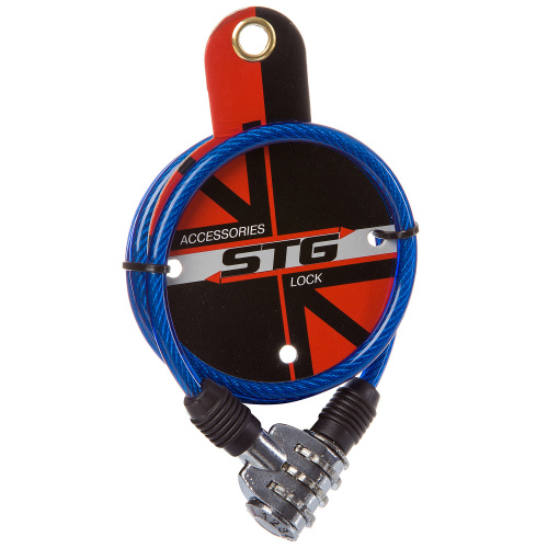 Замок кодовый 6х100см синий, синий