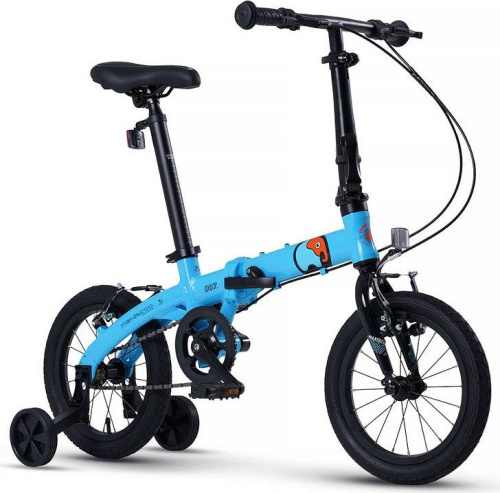 Велосипед детский складной Maxiscoo S007 Стандарт 14, синий