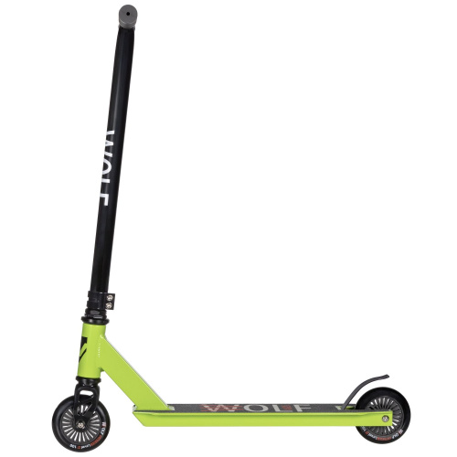 Самокат трюковой Novatrack Wolf JR (2025), зеленый