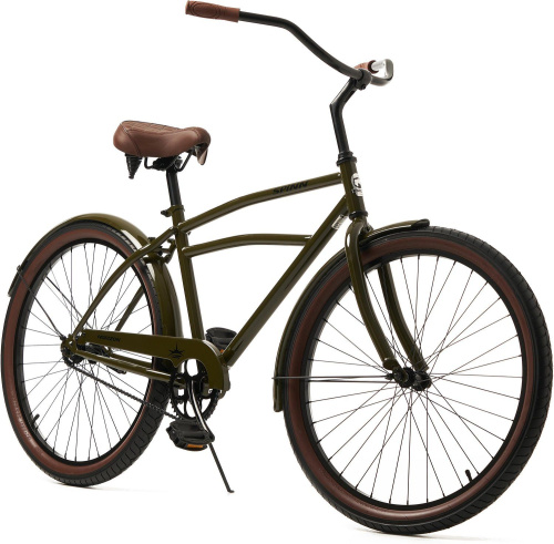 Велосипед Spinn Horizon 1-speed, рама L (175-185 см), оливковый