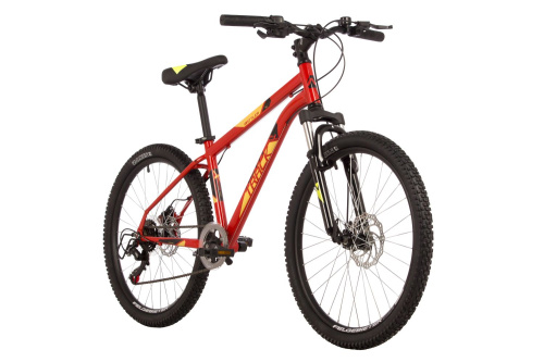 Велосипед Novatrack Battler D 24" (2023), рама 14" (130-155 см), красный