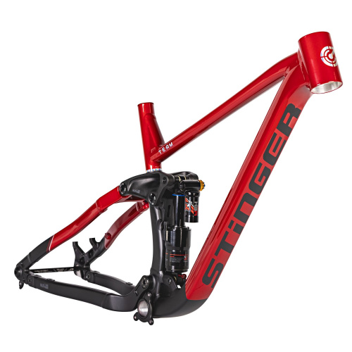 Рама велосипедная Stinger Magnum Team 27.5 (2024), рама L (175-185 см), красный-черный