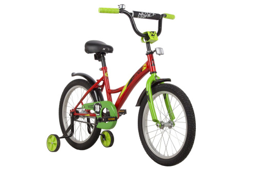 Велосипед Novatrack Strike 18" (2022) (110-130 см), красный