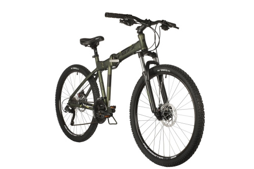 Велосипед FOXX ZING H2 26" (2021), рама 18" (165-175 см), зеленый