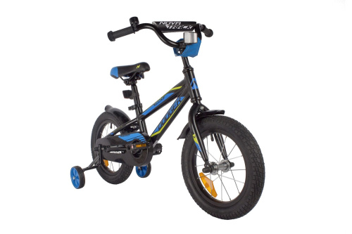Велосипед NOVATRACK DODGER 14" (2022) (98-110 см), черный