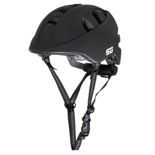 Шлем STG MA-2-B с фикс застежкой с фонариком, рама M, черный