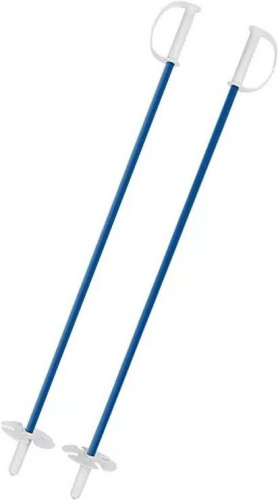 Лыжи детские Лыжики Пыжики с палками (75/75) в сетке, котята