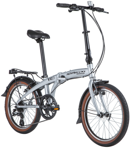 NOVATRACK TG-20 8-spd 20" (2020), серебристый