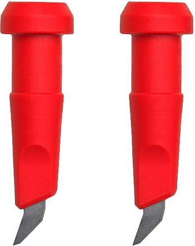 Наконечники для лыжероллеров KV+ Tip vid for rollski, 8.5 mm, 6 пар, красный