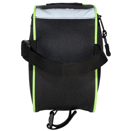 Велосумка под седло STG FB-004, размер 18х9х9 см, черный с зеленым