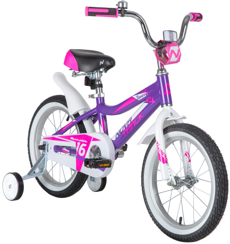 NOVATRACK NOVARA 16" (2020) (98-110 см), фиолетовый