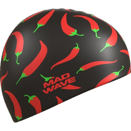 Шапочка силиконовая Mad Wave Spicy, черный