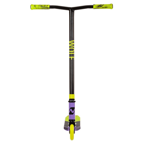 Самокат трюковой NOVATRACK WOLF'60 (2022), черный-фиолетовый