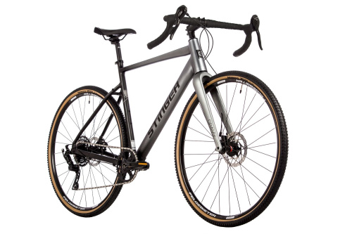 Велосипед Stinger Gravix Std 28" (2023), рама 58 см (185-195 см), серый