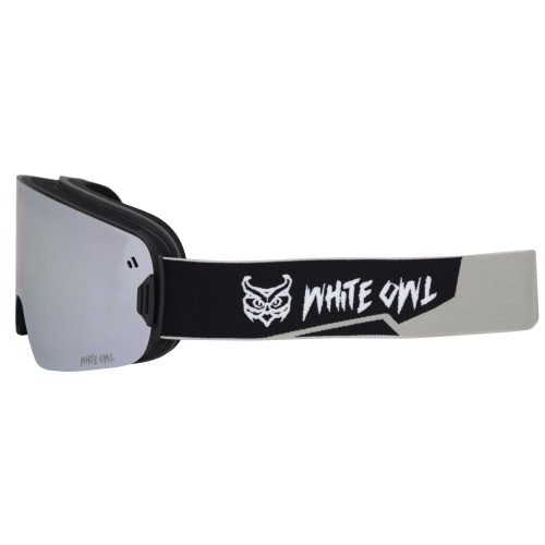 Маска горнолыжная White Owl FA-031, серебристый-черный