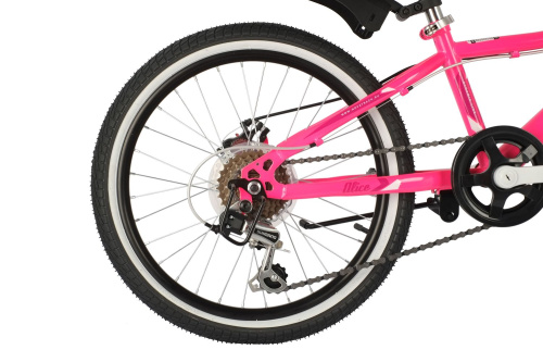 Велосипед NOVATRACK ALICE Disc 20" (2021) (110-130 см), розовый